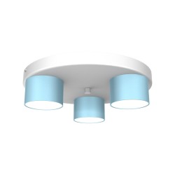 Lámpara de techo Dixie 3xGX53 Azul / Blanco