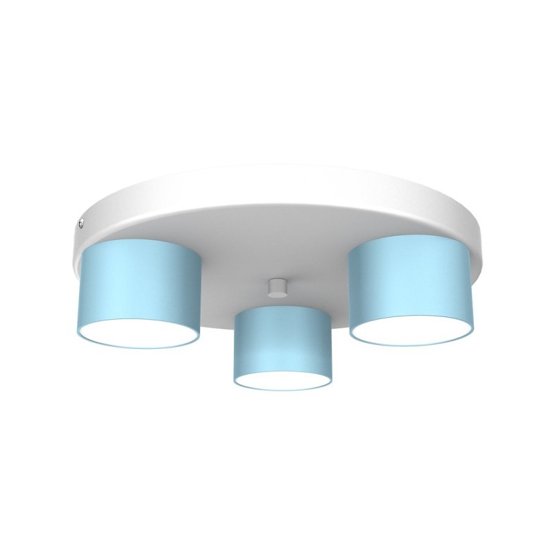 Lámpara de techo Dixie 3xGX53 Azul / Blanco
