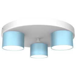 Dixie Ceiling Lamp 3xGX53 Blue / White Dixie Ceiling Lamp 3xGX53 Blue / White