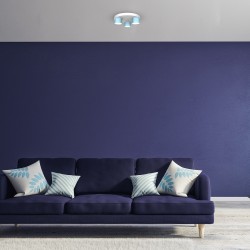 Dixie Ceiling Lamp 3xGX53 Blue / White Dixie Ceiling Lamp 3xGX53 Blue / White