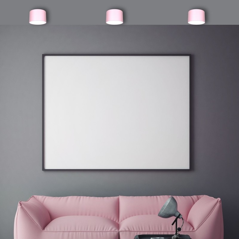 Lampa sufitowa DIXIE Pink 1xGX53 Lampa sufitowa DIXIE Pink 1xGX53