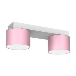 Deckenleuchte Dixie 2xGX53 Rosa/Weiß