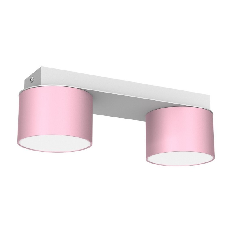 Deckenleuchte Dixie 2xGX53 Rosa/Weiß