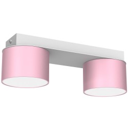 Lampa sufitowa Dixie 2xGX53 Różowy/Biały Lampa sufitowa Dixie 2xGX53 Różowy/Biały