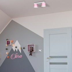 Ceiling lamp Dixie 2xGX53 Pink/White Ceiling lamp Dixie 2xGX53 Pink/White