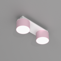 Ceiling lamp Dixie 2xGX53 Pink/White Ceiling lamp Dixie 2xGX53 Pink/White