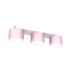 Deckenleuchte Dixie 3xGX53 Rosa/Weiß