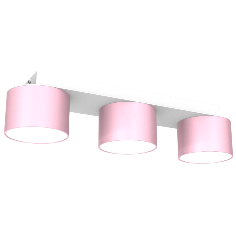 Lampa sufitowa Dixie 3xGX53 Różowy/Biały Lampa sufitowa Dixie 3xGX53 Różowy/Biały