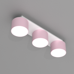Ceiling lamp Dixie 3xGX53 Pink/White Ceiling lamp Dixie 3xGX53 Pink/White