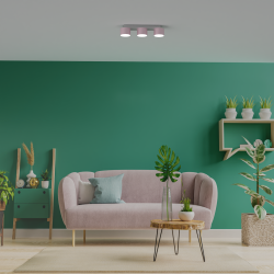 Ceiling lamp Dixie 3xGX53 Pink/White Ceiling lamp Dixie 3xGX53 Pink/White
