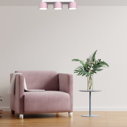 Ceiling lamp Dixie 3xGX53 Pink/White Ceiling lamp Dixie 3xGX53 Pink/White