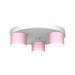 Deckenleuchte Dixie 3xGX53 Rosa/Weiß