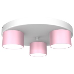 Lampa sufitowa Dixie 3xGX53 Różowy/Biały Lampa sufitowa Dixie 3xGX53 Różowy/Biały
