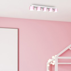 Dixie Ceiling Lamp 5xGX53 Pink/White Dixie Ceiling Lamp 5xGX53 Pink/White