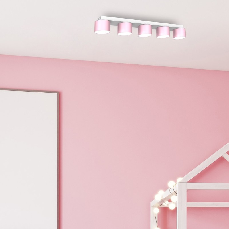 Dixie Ceiling Lamp 5xGX53 Pink/White Dixie Ceiling Lamp 5xGX53 Pink/White