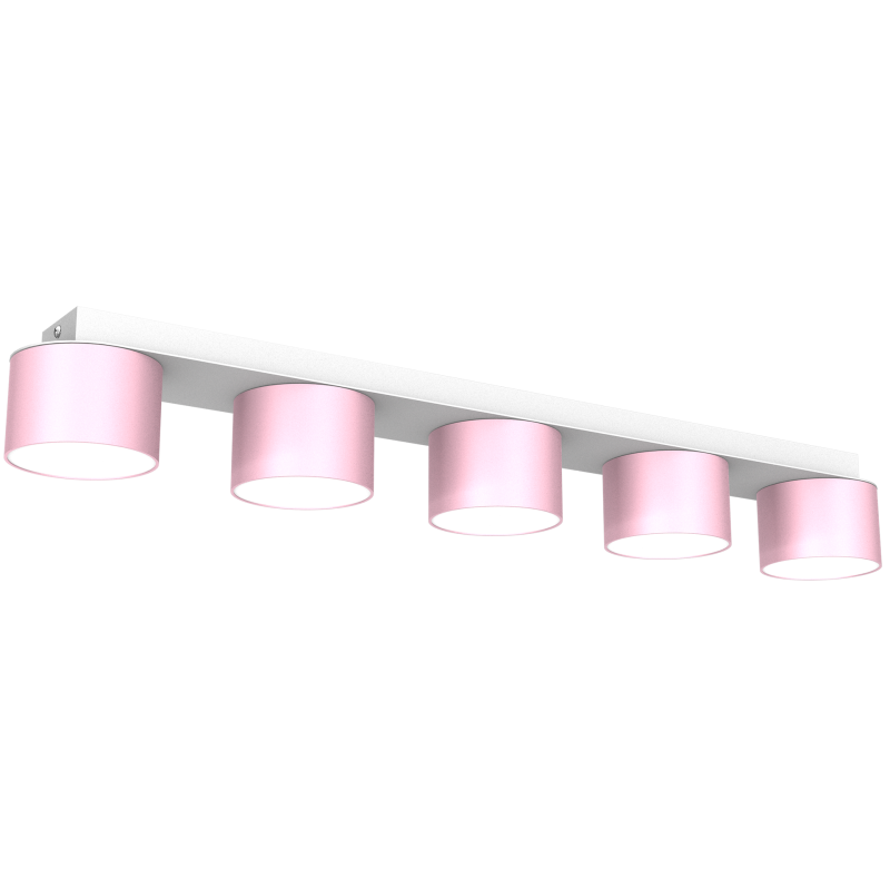 Dixie Ceiling Lamp 5xGX53 Pink/White Dixie Ceiling Lamp 5xGX53 Pink/White
