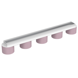 Dixie Ceiling Lamp 5xGX53 Pink/White Dixie Ceiling Lamp 5xGX53 Pink/White