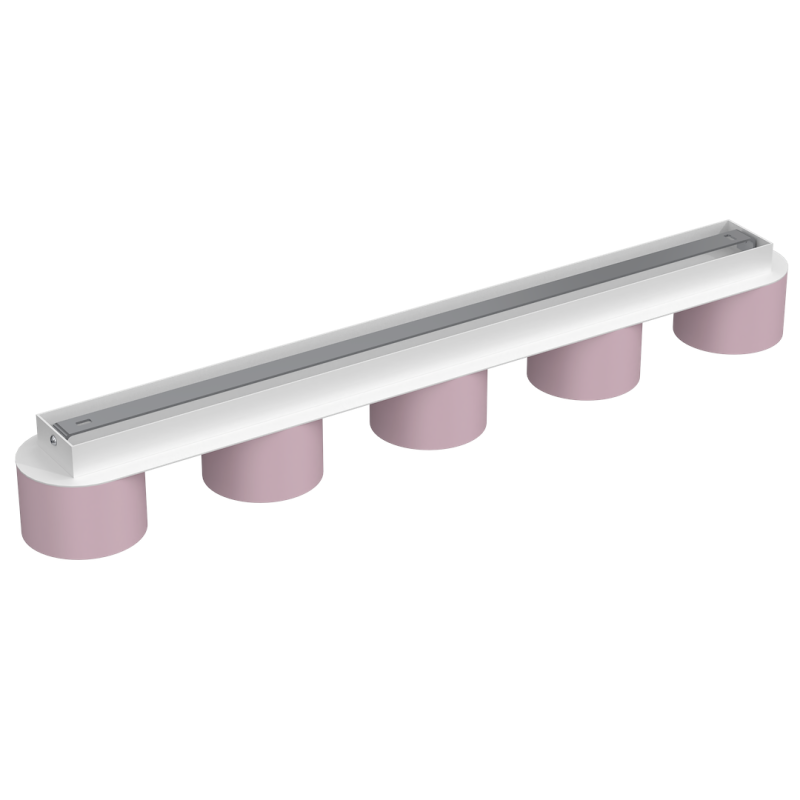 Dixie Ceiling Lamp 5xGX53 Pink/White Dixie Ceiling Lamp 5xGX53 Pink/White