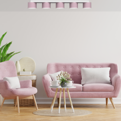Dixie Ceiling Lamp 5xGX53 Pink/White Dixie Ceiling Lamp 5xGX53 Pink/White