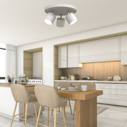 Dixie Ceiling Lamp 3xGX53 White Dixie Ceiling Lamp 3xGX53 White