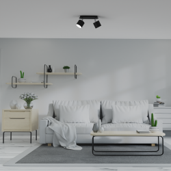 DIXIE BLACK Ceiling Lamp 2xGX53 DIXIE BLACK Ceiling Lamp 2xGX53