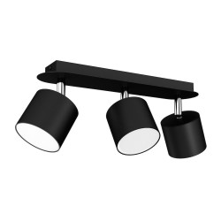 Lámpara de techo DIXIE BLACK 3xGX53