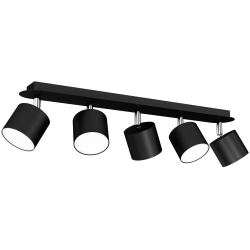 Lámpara de techo DIXIE BLACK 5xGX53 Lámpara de techo DIXIE BLACK 5xGX53