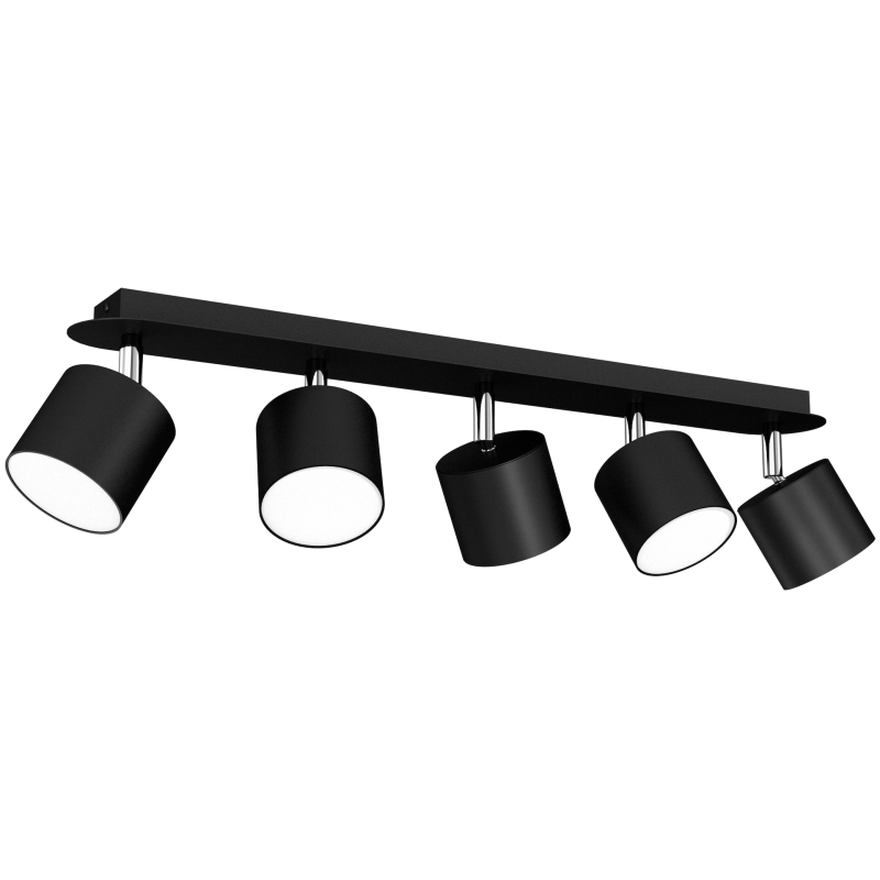 Lámpara de techo DIXIE BLACK 5xGX53 Lámpara de techo DIXIE BLACK 5xGX53
