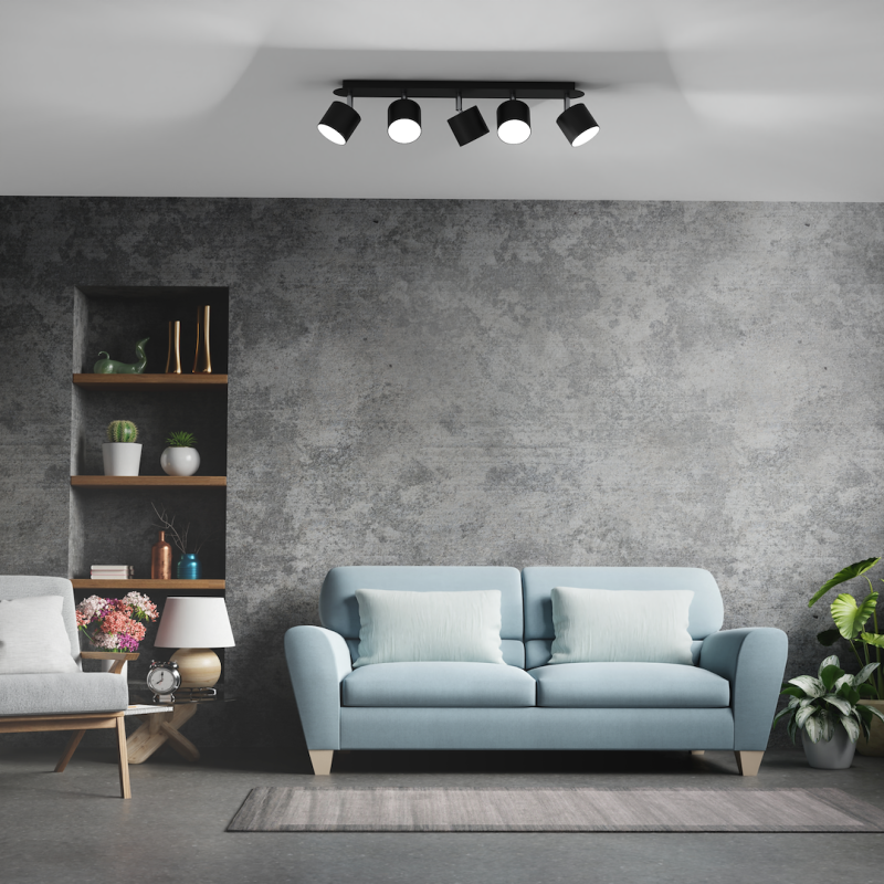 DIXIE BLACK Ceiling Lamp 5xGX53 DIXIE BLACK Ceiling Lamp 5xGX53