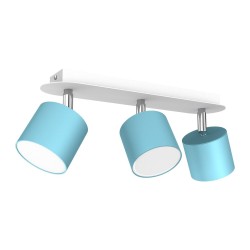 Deckenleuchte Dixie 3xGX53 Blau/Weiß