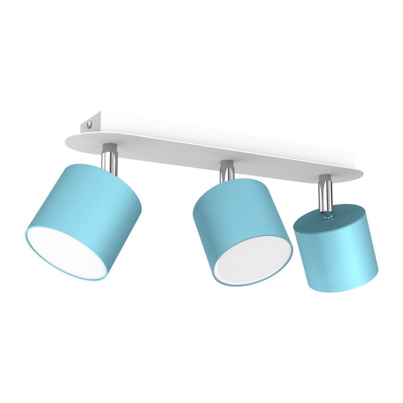 Lámpara de techo Dixie 3xGX53 Azul/Blanco