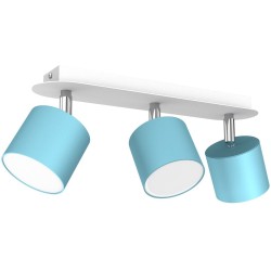 Deckenleuchte Dixie 3xGX53 Blau/Weiß Deckenleuchte Dixie 3xGX53 Blau/Weiß