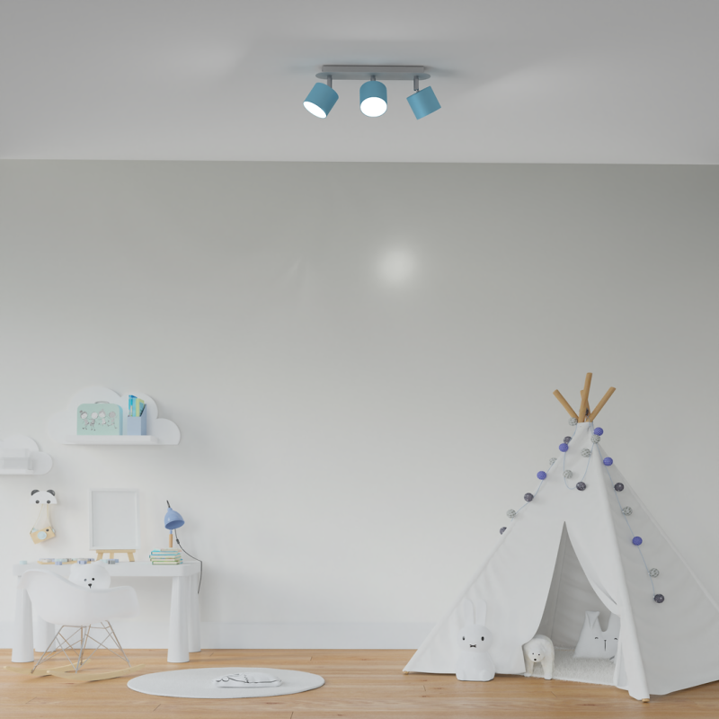 Ceiling lamp Dixie 3xGX53 Blue/White Ceiling lamp Dixie 3xGX53 Blue/White