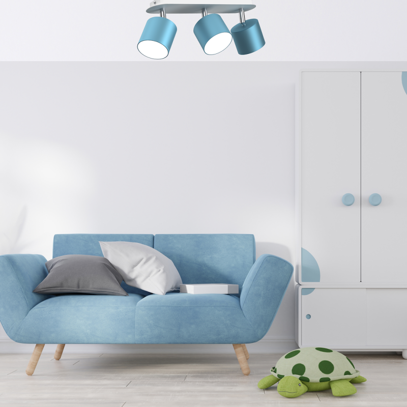 Ceiling lamp Dixie 3xGX53 Blue/White Ceiling lamp Dixie 3xGX53 Blue/White