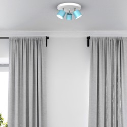 DIXIE Ceiling Lamp 3xGX53 Blue/White DIXIE Ceiling Lamp 3xGX53 Blue/White