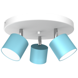 DIXIE Ceiling Lamp 3xGX53 Blue/White DIXIE Ceiling Lamp 3xGX53 Blue/White