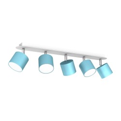 Deckenleuchte Dixie 5xGX53 Blau/Weiß
