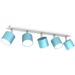Dixie Ceiling Lamp 5xGX53 Blue/White Dixie Ceiling Lamp 5xGX53 Blue/White