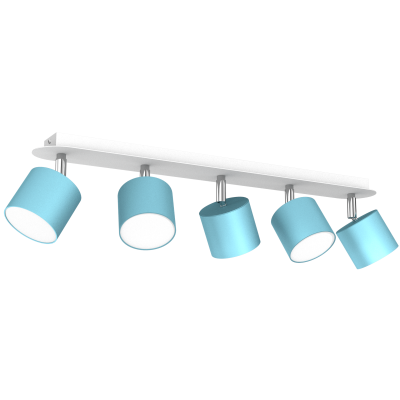 Dixie Ceiling Lamp 5xGX53 Blue/White Dixie Ceiling Lamp 5xGX53 Blue/White