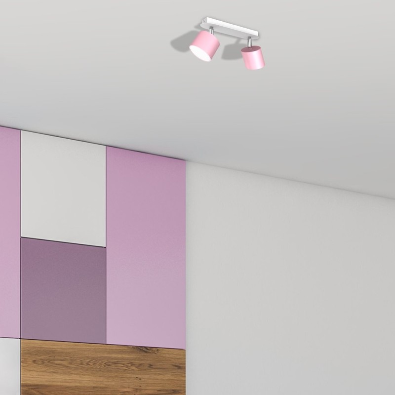 Deckenleuchte DIXIE PINK 2xGX53 Deckenleuchte DIXIE PINK 2xGX53