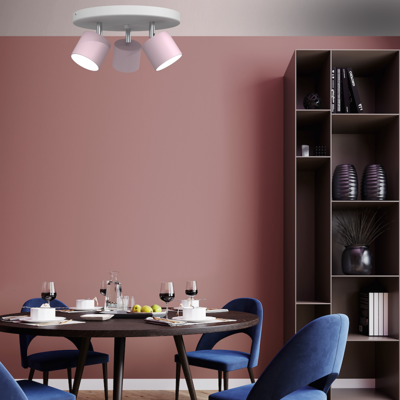 Deckenleuchte DIXIE PINK 3xGX53 Deckenleuchte DIXIE PINK 3xGX53