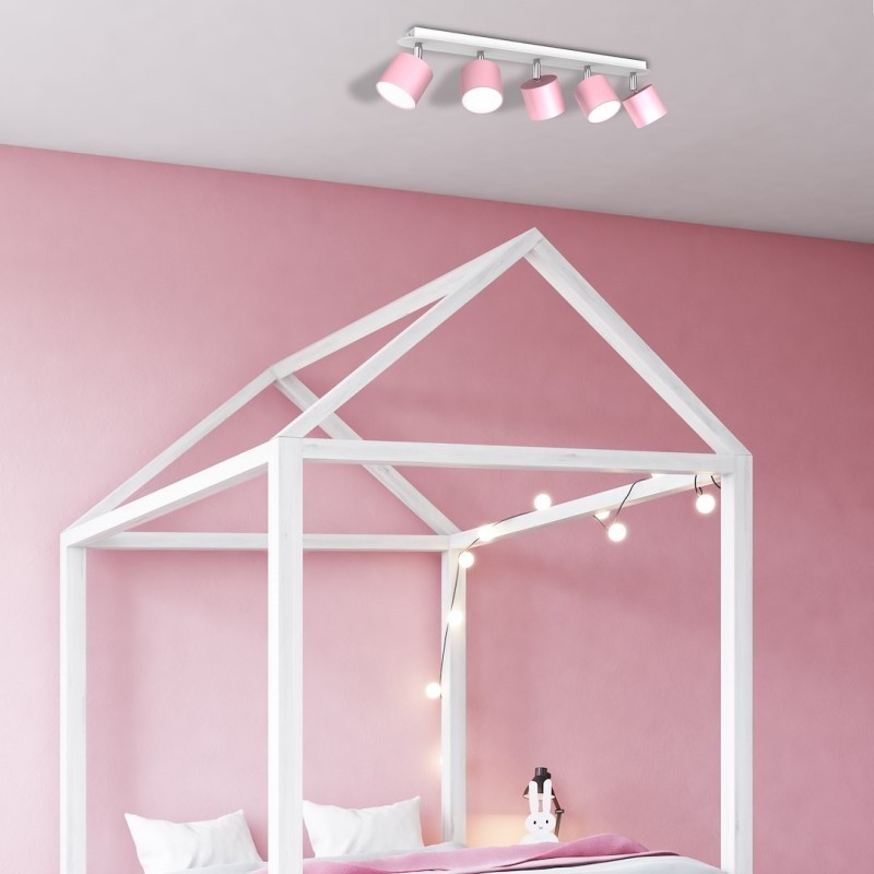 DIXIE PINK Ceiling Lamp 5xGX53 DIXIE PINK Ceiling Lamp 5xGX53