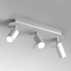 Lampa sufitowa Preston 3x mini GU10 Biały/Chrom Lampa sufitowa Preston 3x mini GU10 Biały/Chrom