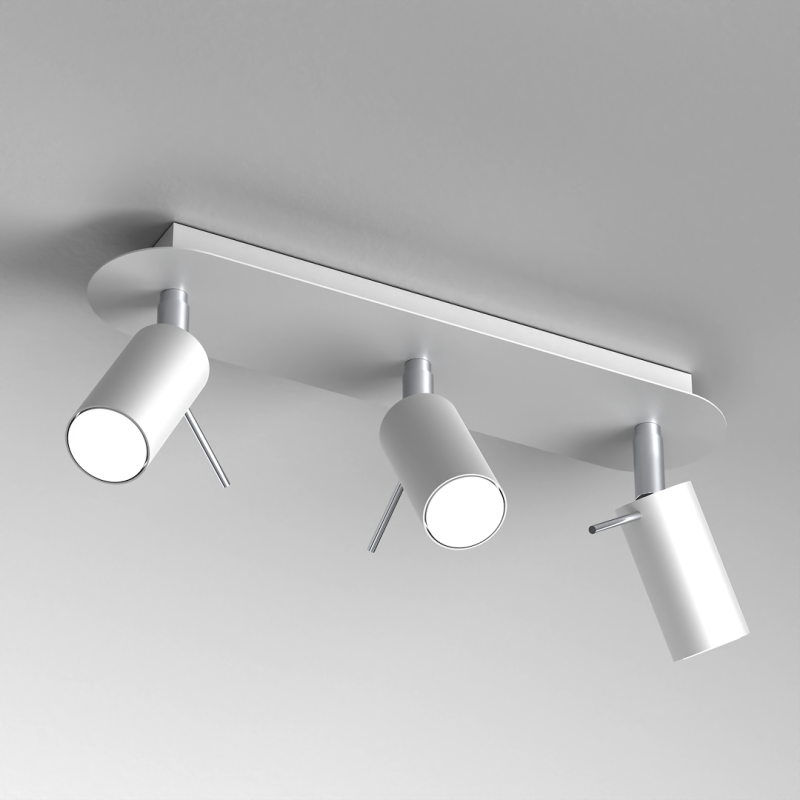 Lampa sufitowa Preston 3x mini GU10 Biały/Chrom Lampa sufitowa Preston 3x mini GU10 Biały/Chrom