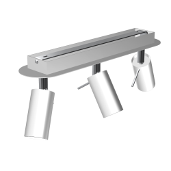 Preston Ceiling Lamp 3x mini GU10 White/Chrome Preston Ceiling Lamp 3x mini GU10 White/Chrome