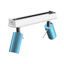 Lampa sufitowa Preston 2x mini GU10 Niebieski/Biały Lampa sufitowa Preston 2x mini GU10 Niebieski/Biały