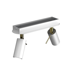 Preston Ceiling Lamp 2x mini GU10 Gold/White Preston Ceiling Lamp 2x mini GU10 Gold/White