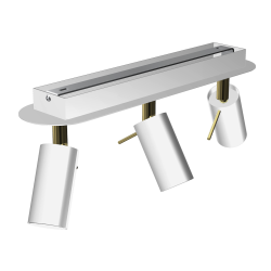 Preston Ceiling Lamp 3x mini GU10 Gold/White Preston Ceiling Lamp 3x mini GU10 Gold/White