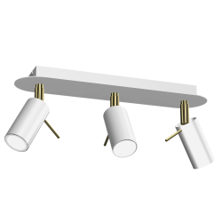 Preston Ceiling Lamp 3x mini GU10 Gold/White Preston Ceiling Lamp 3x mini GU10 Gold/White
