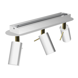 Preston Ceiling Lamp 3x mini GU10 Gold/White Preston Ceiling Lamp 3x mini GU10 Gold/White